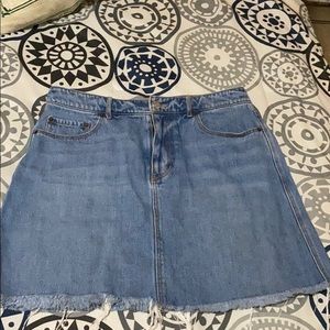 jean skirt
